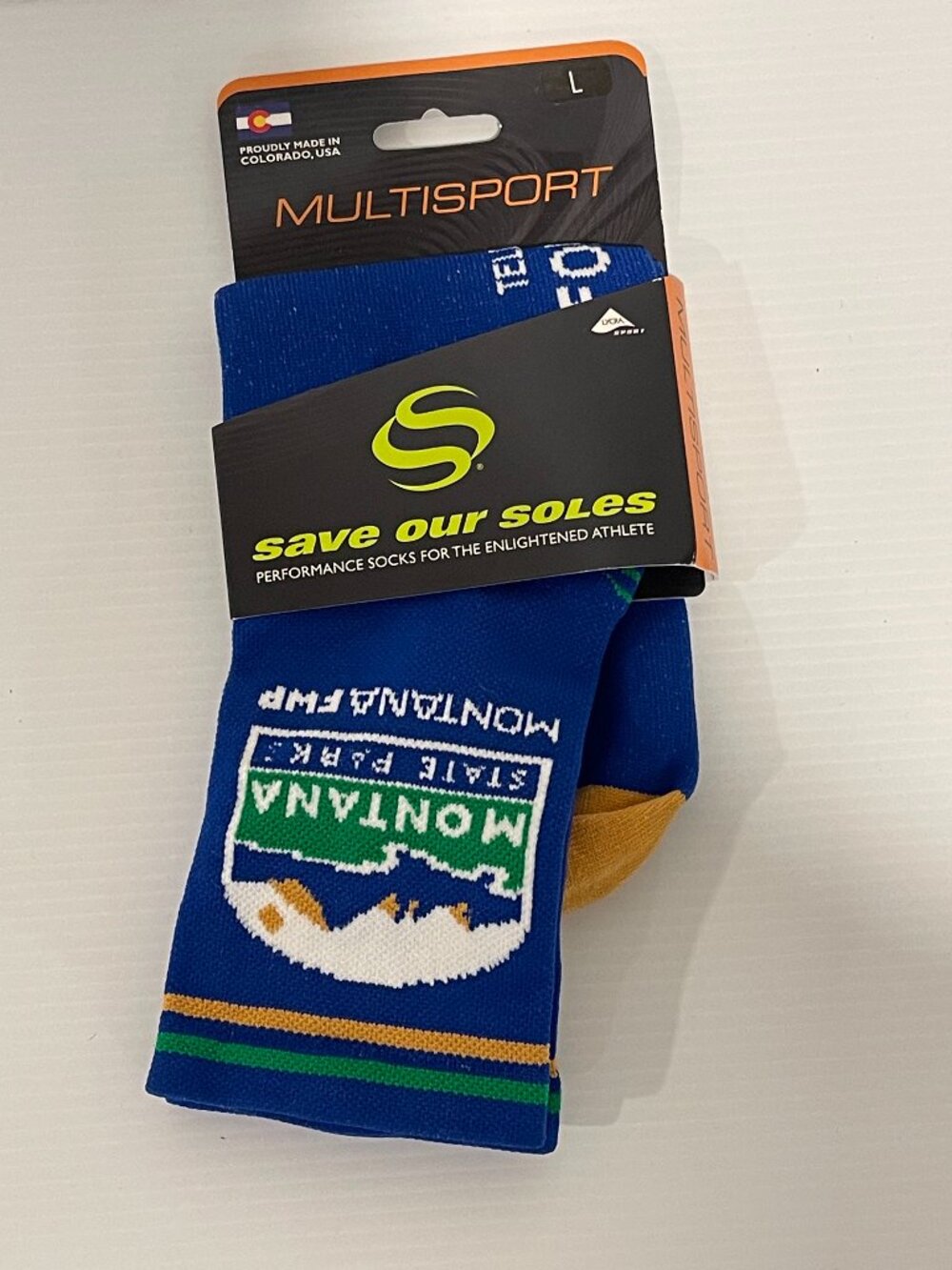 Save Our Soles Montana State Parks Multisport Socks L
